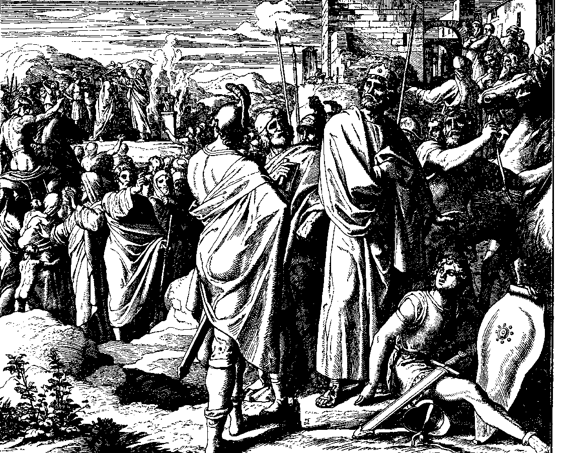 This woodcut illustration is by 
Julius Schnoor von Carolsfeld (1794-1872