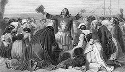The Puritans believed that God was  
     giving them a new opportunity and a 
     glorious destiny in the New World